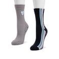 thumbnail image 3 of MUK LUKS Women's Pilates Cotton Crew Socks, 2-Pack, Shoe Sizes 6-10, 3 of 4