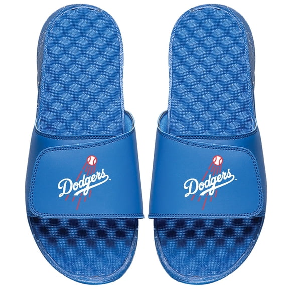 Men's ISlide Royal Los Angeles Dodgers Primary Logo Slide Sandals
