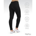 thumbnail image 6 of MeMoi Lisse Chino Cotton Blend Leggings - Womens - Female, 6 of 7