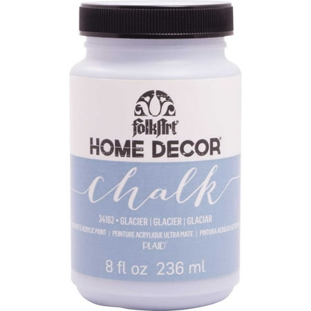 FolkArt Home Décor Chalk Acrylic Craft Paint, Glacier, Ultra Matte Finish, 8 fl oz