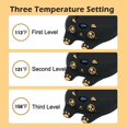thumbnail image 3 of WJCA 3-Temperature Smart Mug Warmer, Auto Shut-Off Heating Pad for Coffee Tea Milk, Multi-Purpose Desk Candle Warmer, Assorted Colors., 3 of 7