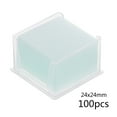 thumbnail image 3 of Square Microscope Cover Glass Set Blank Coverslip Slides Lab Supplies School Education Lab Replacement Accessories Tool, 3 of 7