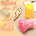 thumbnail image 3 of 6 Rolls Latch Hook Yarn, Latch Hook Kit Yarn Precut Hook Rugs Yarn Making Crochet Bundles for Latch Hook Rug Adults Beginners Tapestry DIY Craft, Light Gray, 3 of 6