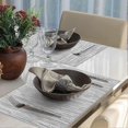 thumbnail image 4 of 6-Pack Washable PVC Placemats, Woven Vinyl Table Mats, Easy Cleaning, Heat-Resistant, Stain-Resistant, Anti-Skid, 4 of 5