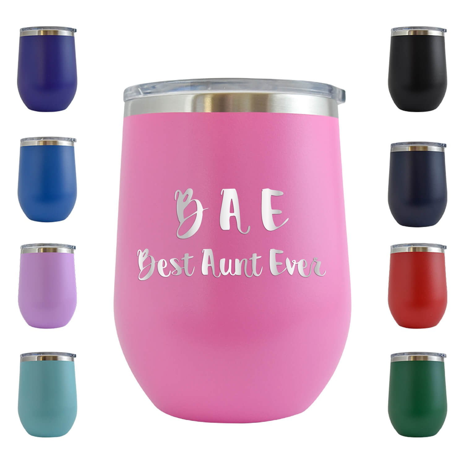 best aunt ever wine glass