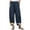 Dark Blue, variant on Ecqkame Women's Pants Casual Trouser Clearance Fashion Women Summer Casual Loose Cotton And Linen Pocket Printing Trousers Pants Black XXXXXL