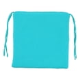 thumbnail image 3 of Blazing Needles Set of 4 Indoor Twill Chair Cushions, Aqua Blue, 3 of 3