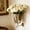 Gold, variant on Silver Hook Flower Pot Holder - Integrated Metal Creative Wall Hanging Home Decoration, Wrought Iron Plant Rack with Key Hook, 3‑5 LB