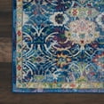 thumbnail image 4 of Nourison Global Vintage Persian Blue 2' x 6' Area Rug, (2x6), 4 of 7