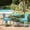 Teal, variant on 3 Pc Kd Metal For Patio In Teal - Powder Coated Iron 3 Outdoor