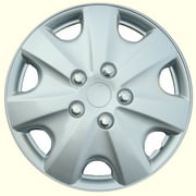 15-inch Wheel Cover, Silver Allly Finish, Auto Drive Brand, ABS Plastic Material, Mfg Part No. KT957-15SL