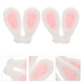 thumbnail image 3 of Miangastore White Cloth Rabbit Ear Charm for DIY Crafts Perfect Size for Headdress Making and Handmade Accessories 20pcs, 3 of 8