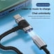 thumbnail image 4 of Adaptador de Audio 2 en 1 USB C A Conector de 3,5 mm, Cable de Carga Rápida PD, Convertidor Adaptador de Auriculares Tipo C, Plateado, 4 of 5