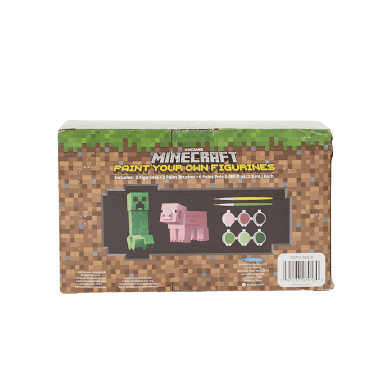 Innovative Designs Minecraft Paint Your Own Figurines Arts, 57% OFF