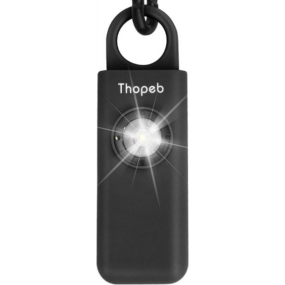 Self Defense Siren - Safety Alarm for Women Keychain with SOS LED Light. Personal Alarms. Personal Security Keychain Alarm for Women. Helps Elders & Kids Emergency Call