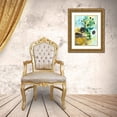 thumbnail image 3 of Capri, Corina 25x32 Gold Ornate Wood Framed with Double Matting Museum Art Print Titled - Sunflower Kisses II, 3 of 4