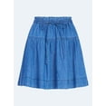 thumbnail image 5 of Free Assembly Women's Tiered Denim Mini Skirt, Sizes XS-XXL, 5 of 5