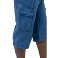 X RAY Men's Belted Long Cargo Shorts for Men, Below Knee Length Mens