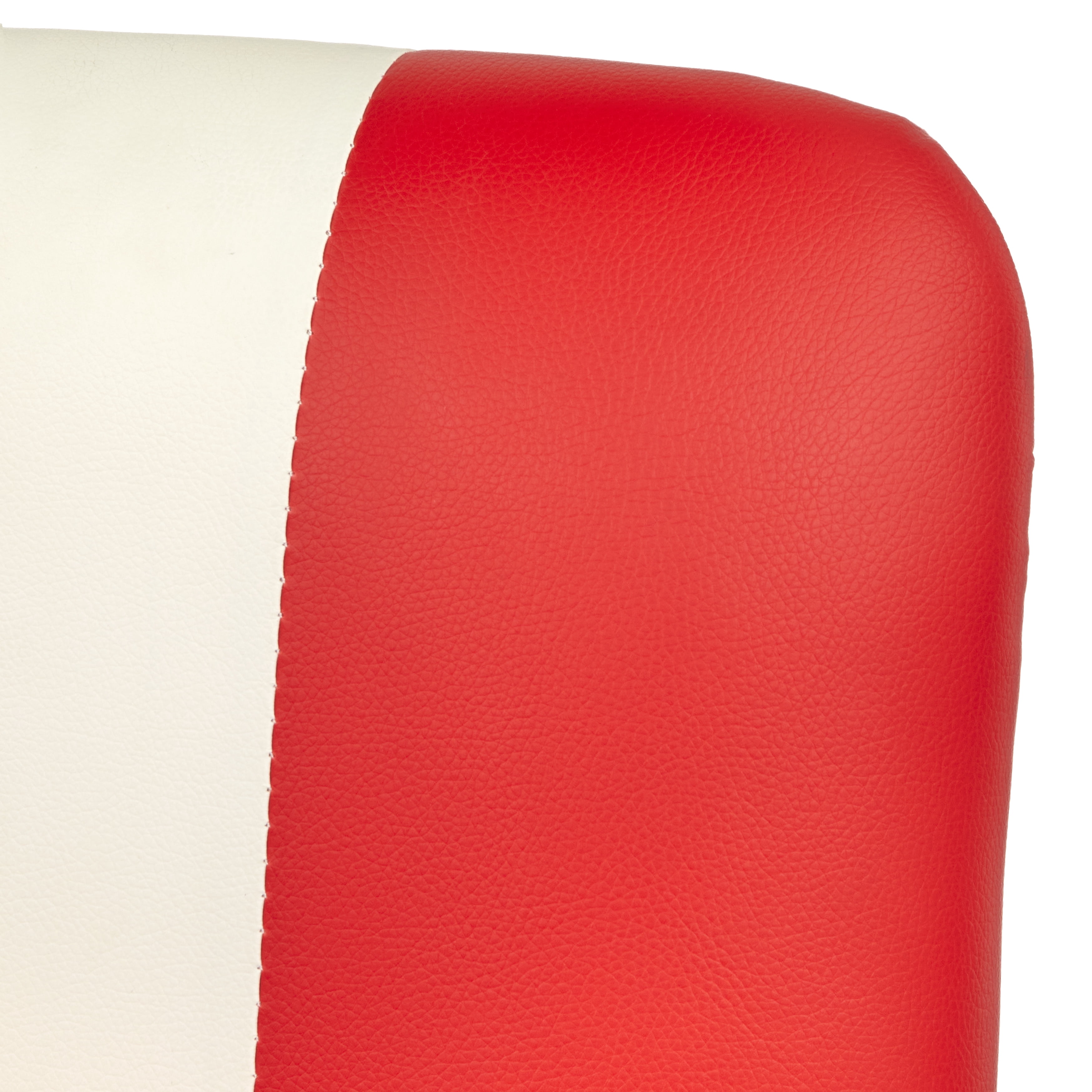TMS 30" City Street Retro Stool (Set of 2), Red and Chrome
