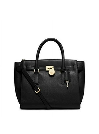 Hamilton (Large) Traveler in Black by Michael Kors, I have never been an MK  fan, but this Hermès-inspired handbag has s…