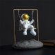 thumbnail image 3 of Estatuas de Escultura Baoblaze adorno de Escritorio figuritas portátiles de astronautas, 3 of 7