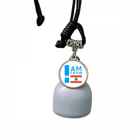 

I Am From Lebanon Art Deco Fashion Wind Chimes Bell Car Pendant