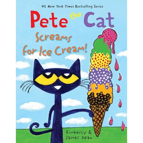 Pre-Owned Pete the Cat Screams for Ice Cream!: A Cool Summer Story About Pete the Cat and Ice Cream on a Hot Sunny Afternoon, 9780063095953, 0063095955, Hardcover,