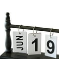 thumbnail image 6 of CoudarTitie Desk Calendar Daily Standing Flip Desktop Calendar for Office Living Room Shelf Black, 6 of 9