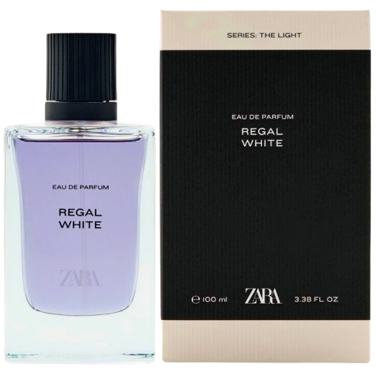 Zara Regal White Perfume for Men with Coconut Water Chestnut and