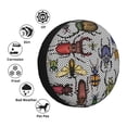thumbnail image 5 of Gaeub Bright Insects 14-17in Tire Cover, Spare Tire Cover, for Camper Caravan, Trailer, Car, Truck, SUV, Jeep - 17 inch, 5 of 9