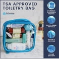 thumbnail image 3 of Neceser de viaje EZpacking transparente aprobado por la TSA 3-1-1 gris, 3 of 7