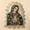 CF3850_No Words, variant on CF3850 Christening Virgin Mary (Quadalupe) Baptism Embroidered Iron On Patch (2.25"x3", without Words)
