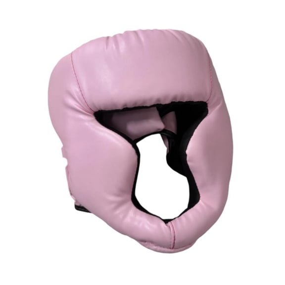 funtasica Face Boxing Headgear Adult Sparring Helmet Head Gear Boxing Helmet Guard for Taekwondo Muay Thai Wrestling Sparring Women Men Pink