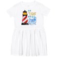 thumbnail image 3 of Inktastic Be the Light in the Storm Lighthouse Girls Toddler Dress, 3 of 5