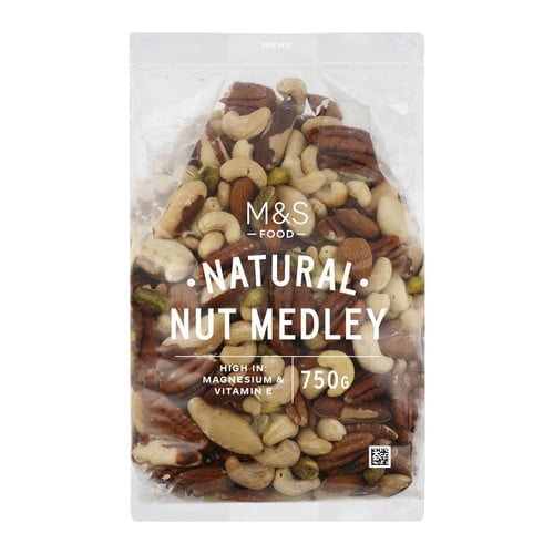 M&S Nut Medley 750g, British Import (Pack of 3)