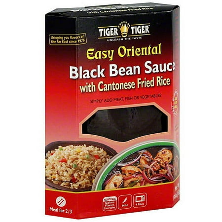 Tiger Tiger Easy Oriental Black Bean Sauce With Cantonese Fried Rice, 19.4 oz (Pack of 6)