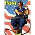 thumbnail image 2 of Art.com Rosie the Riveter Saturday Evening Post Cover, May 29,1943 Giclee Print by Norman Rockwell, 24" x 32", 2 of 4