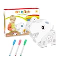 thumbnail image 1 of Mistaha Kids Doodle Drawing Model Early Educational Toy with Beautiful Flowers Cute Cartoon Pattern Color Markers Hippo Appearance Shape, 1 of 8