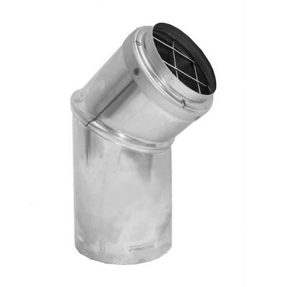 3 x 3.75 in. Dia. Pellet Horizontal Stainless Steel Stove Pipe Cap- pack of 2