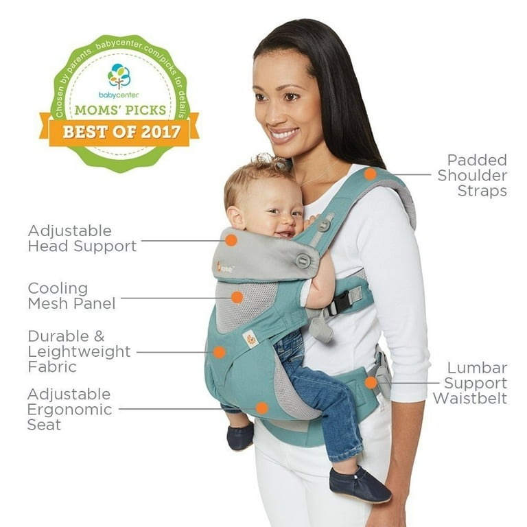 Ergobaby 360 All Carry Position Ergonomic Baby Carrier - Gray