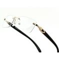 thumbnail image 3 of Clear Lens Sunglasses Gold Metal Frame Fashion, 3 of 5