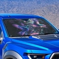 thumbnail image 2 of Yuyamidu Hummingbird Car Windshield Sun Shade Rose Front Window Sunshade Large Car Shade Auto Accessories for SUV Van Big Sedan Keep Vehicle Cool, 2 of 7