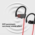 thumbnail image 7 of JGJJUGN Wireless Sports Bluetooth Earphones, Ergonomic Ear Mounted Headphones, Sweatproof & Waterproof, Low Latency Gaming Headset, Copper Ring Horn, Portable Music Earbuds, Black, 7 of 7