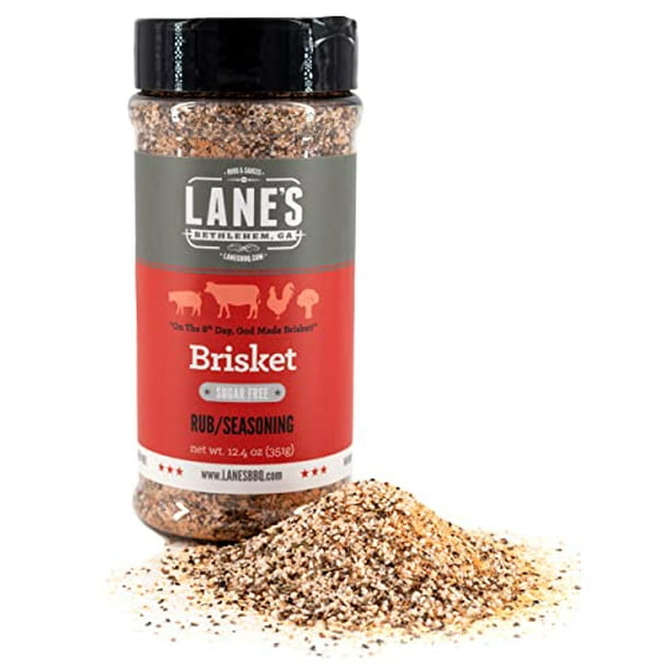 Lane's Premium Brisket Seasoning All Natural Brisket Rub For Smoker and Grill Championship