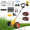 Yellow-2000mAh, variant on 650W Weed Trimmer Cordless, 24V 2000mAh Battery Operated Weed Eater Electric Grass Trimmer with Wheels, 3 in 1 Battery Powered Weed Wacker with 3 Types Blades for Yard Garden, Yellow
