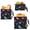 Black Large Iridescent Butterfly, variant on Dailycode 3 Pack Reusable Ziploc Bags Leakproof Sandwich Snack Freezer Bags, Navy White Palm Foliage