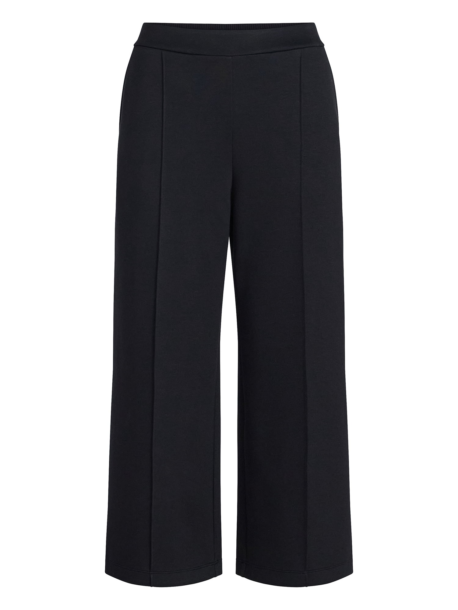 Scoop Women's and Women's Plus New Scubaknit Cropped Pants, Sizes XS-4X