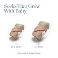 thumbnail image 3 of Owlet SKS6L20BBYH Fabric Accessory Socks for Smart Sock 3 (Dusty Rose), 3 of 4