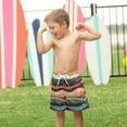 thumbnail image 4 of FORMRS Boys Swim Trunks Quick Dry Mesh Liner Boardshorts Sizes XS-XL, Artistic Desert Pattern, 4 of 7