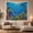 Colorful Coral, variant on Tropical Fish in Vibrant Coral Reef with Sunbeams, Serene Illustration for Ocean Lovers, Underwater Scene Art, Housewarming Gift Tapestry Wall Hanging for Bedroom and Living Room